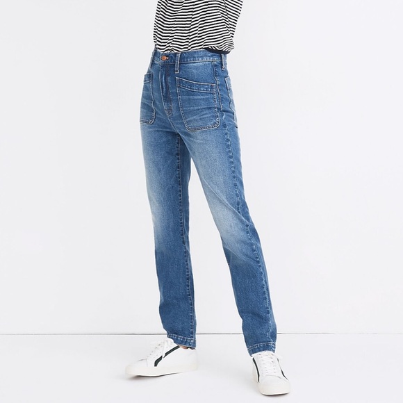 Classic Straight Full-Length Jeans in Marfield Wash: Surplus Pocket Edition 25 - Picture 3 of 16